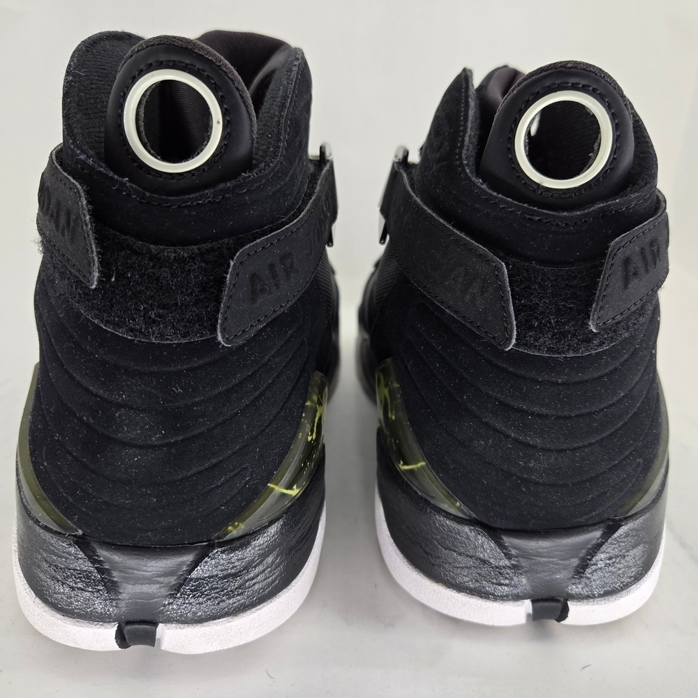 Jordan Air Jordan 8.0 Black Dark Charcoal White Mens 14 Sneakers 467807-001 - Picture 6 of 16